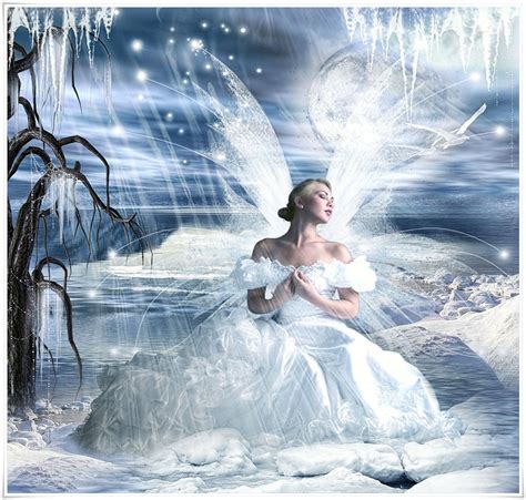 Fairy Snow Queen Fantasy Pinterest