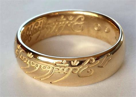 Lord Of The Rings Wedding Band For Men Mens Wedding Rings Mens Wedding
