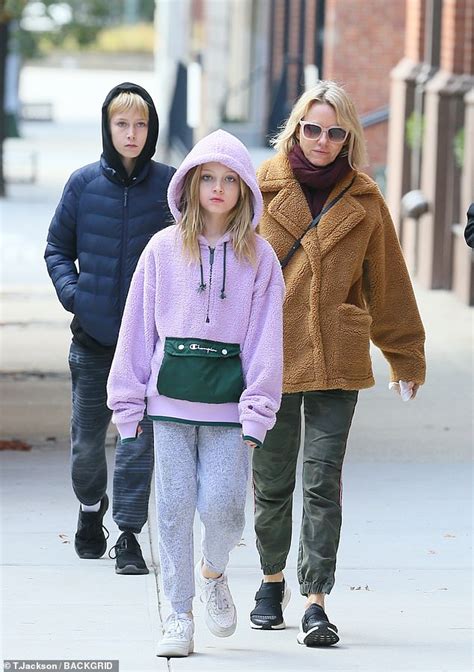 Naomi Watts Rugs Up In A Coat As She Enjoys A Stroll With Boyfriend Billy