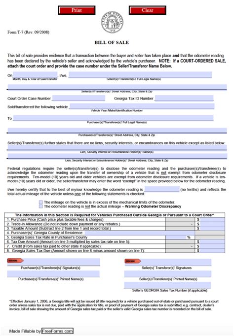 Free Printable Will Form Georgia Printable Forms Free Online 5760 Hot
