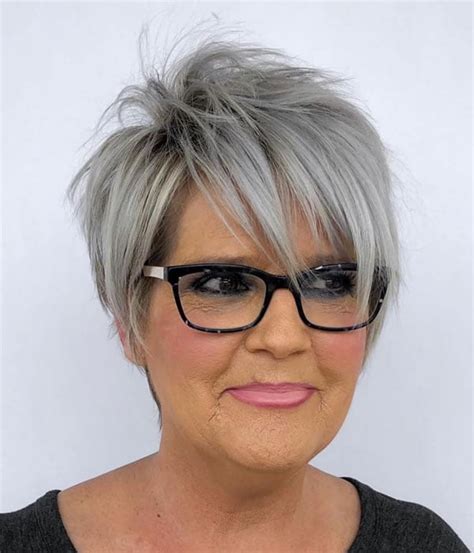 It's ideal for those with thinner hair types, as there's not much length to work against you. Pixie haircuts for women over 65 - Hair Colors