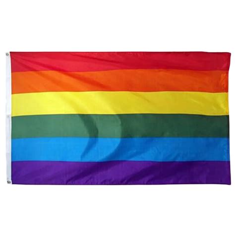 Hot Sale Colorful Rainbow Flag And Banners Lesbian Gay Pride Lgbt Flags For Decoration 60 90cm
