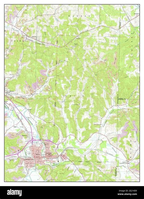 Uhrichsville Ohio Map 1961 124000 United States Of America By Timeless Maps Data Us