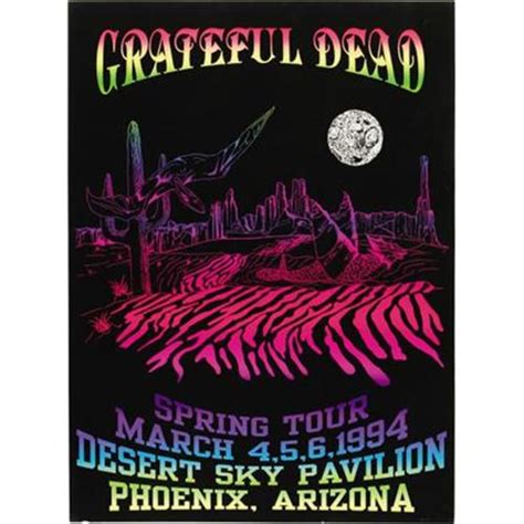 Grateful Dead Spring Tour Desert Sky Poster
