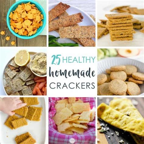 Kids Love Crackers My Fave 25 Healthy Homemade Recipes Homemade