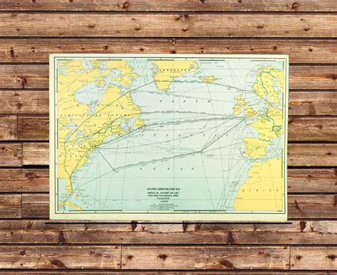 Atlantic Ocean Map Of The Atlantic Ocean Transcontinental Flight Path