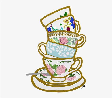 Vintage Tea Party Clipart Clip Art Library Tea Cups Tea Tea