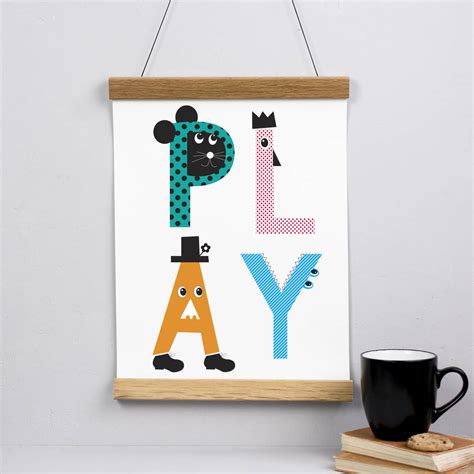 Play With Us Print By Karin Åkesson Design