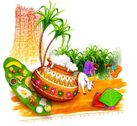 Happy Pongal Png Hd Vector Free Download 8 Png 4010 F