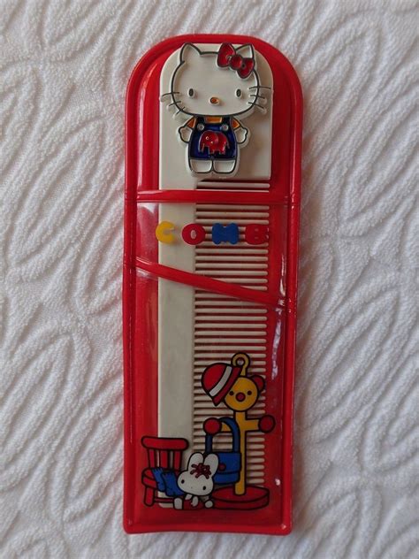 1976 Vintage Sanriokawaii Hello Kitty Comb 可愛い Etsy Hello Kitty