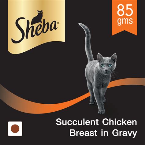 Buy Sheba Preum Cat Food Succulent Chicken In Gravy 85 Gm Can Online