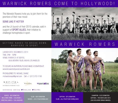 Warwick Rowers Bigger Longer And Uncut Beverly Hills Ca Patch