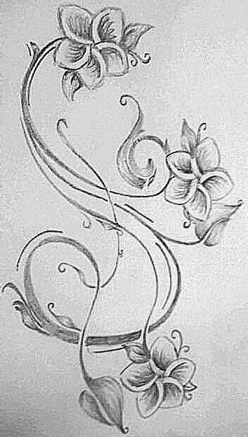 25 beautiful illustrated flower drawing ideas. hawaiian armband tattoos #Hawaiiantattoos # ...