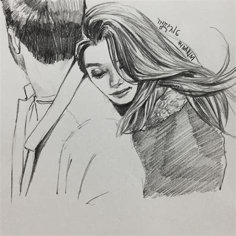 Pencil Sketch Drawing Of Love Capture The Essence Of Romance
