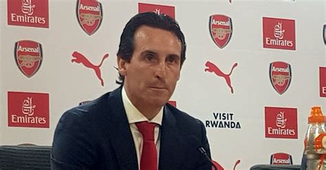 arsenal press conference recap manager unai emery talks transfers and pre season ahead of first