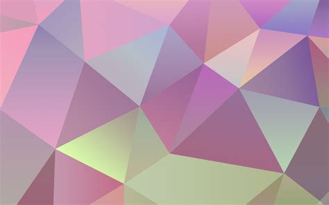 Wallpaper Low Poly Abstract Artwork Geometry Colorful Triangle