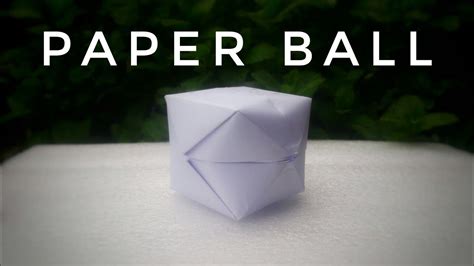 How To Make Paper Ball Out Of Paper Paper Ball Youtube