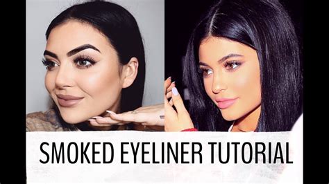 Kylie Jenner Smoked Eyeliner Tutorial Claire Howell Youtube
