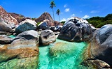 The Baths Beach / British Virgin Islands / The Caribbean // World Beach ...