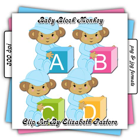 Monkey Clip Art For Baby Shower