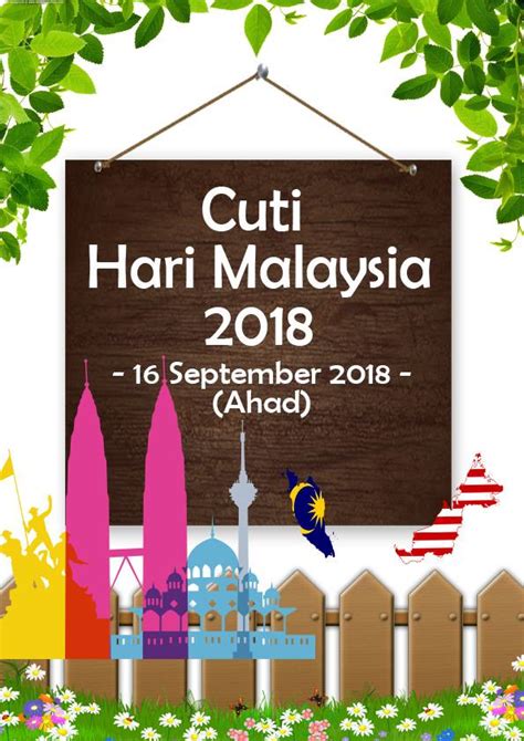 Sambutan hari malaysia di surau an nur. Divider Cuti Perayaan Dan Cuti Sekolah 2018