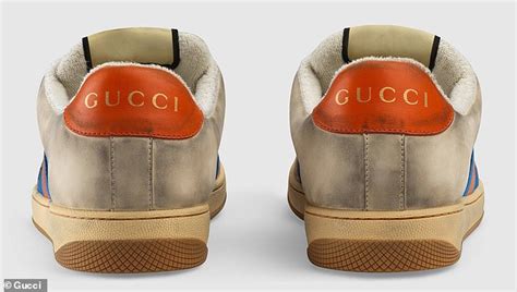 Gucci Selling 870 Distressed Dirty Sneakers Daily Mail Online