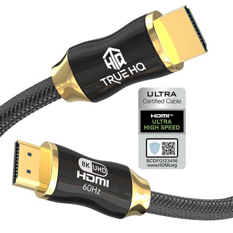 3m Hdmi 21 Cable Certified Ultra High Speed 8k Braided 48gbps By True