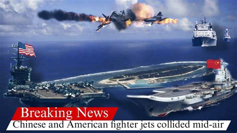 Todays Tension‼️when Chinese And American Fighter Jets Collided Mid