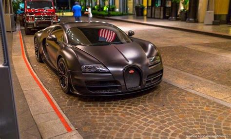 Nice Matte Black Bugatti Veyron Supersport In Beverly Hills Bugatti