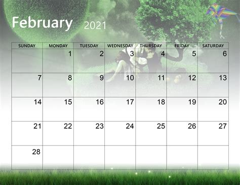 We can say a calendar is a good time management tool, scheduler, planner, and organizer because it is the tool that helps you can manage your personal and. Cute February 2021 Calendar Wall Paper - Printable Calendar
