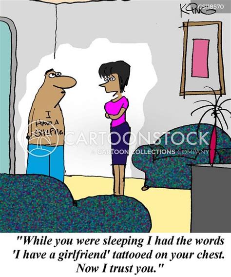Jealous Girlfriend Cartoons And Comics Funny Pictures From Cartoonstock