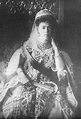 1908 Olga Alexandrovna sitting wearing Russian court dress | Grand ...