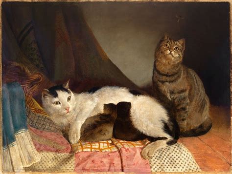 19th Century Cat Paintings Emanuelkruwmorrison