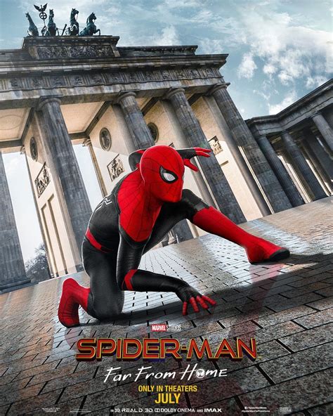 Spider Man Far From Home New Posters Go On A European Vacation Collider