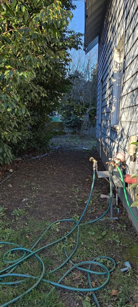 How To Landscape This Side Yard To Move Water Away From The House R