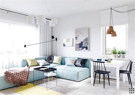 Scandinavian Apartment Design With Beautiful And Cute Style Designs Ideas