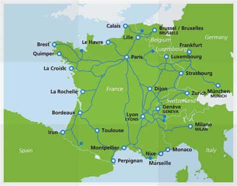 Tgv Routes France Map Secretmuseum