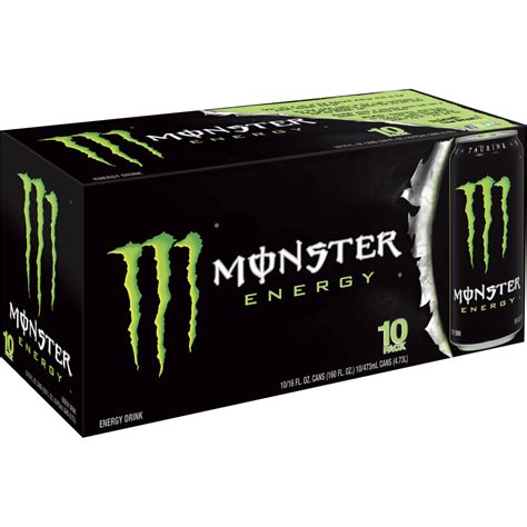 Monster Original Energy Drink, 16 Fl. Oz., 10 Count - Walmart.com ...