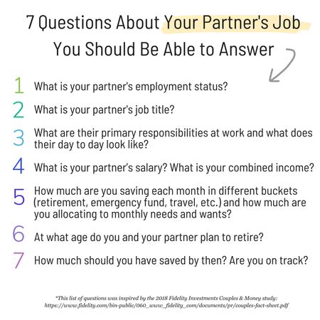 How do you get to know someone? How Much Do You Know About Your Partner's Job? - The Muse