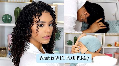 overnight wet plopping for maximun definition and less drying time youtube curly hair styles