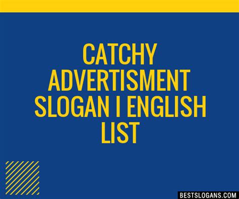 30 Catchy Advertisment I English Slogans List Taglines Phrases