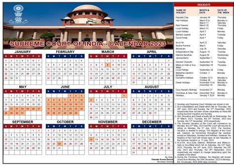 High Court Of Delhi Calendar 2025 - Ruthi Clarisse
