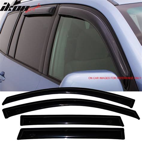 Compatible With 01 07 Toyota Sequoia Window Vent Visor Deflector Rain