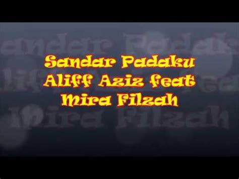 Kat tv3 ada ulangan cite ni pkl 11 sebab tu aku datang sini untuk dengar lagu ni#2021. Aliff Aziz ft Mira Filzah - Sandar Padaku lirik [OST Meh ...