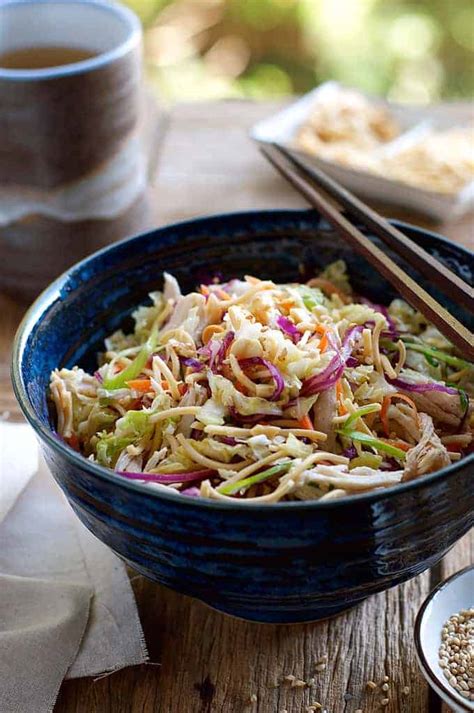 Chinese chicken salad is a salad including chopped chicken and chinese culinary ingredients that are common in parts of the united states. Chinese Chicken Salad | RecipeTin Eats