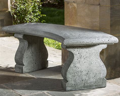 Maybe you would like to learn more about one of these? Provencal Curved Cast Stone Bench