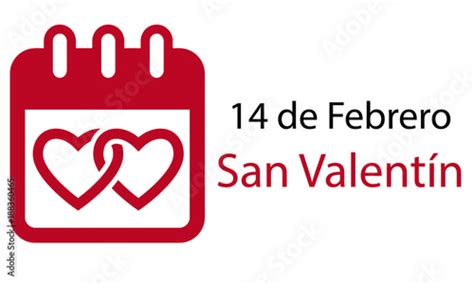 14 De Febrero San Valentín Stock Vector Adobe Stock