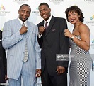 Thomas 'The Hitman' Hearns poses with his son Ronald 'The Motor City ...