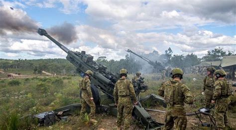 1st Regiment Royal Australian Artillery Fire Up Their Guns Contact