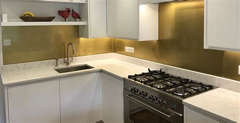Brass Backsplash What S Hot 8 Beautiful Gold Brass And Hammered Metal